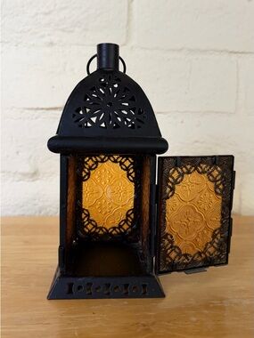 Artisan Moroccan-Inspired Candle Lantern – Elevated Home Accent